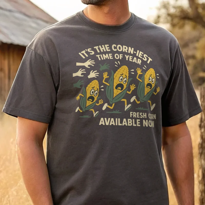 Its The Corniest Time Of The Year Summe 004 Charcoal Shirt Male Model Full Body Closeup
