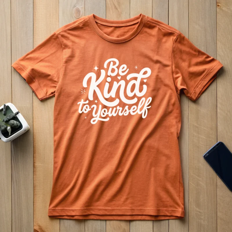 Oysterwood Be Kind To Yourself Burnt Orange Layflat