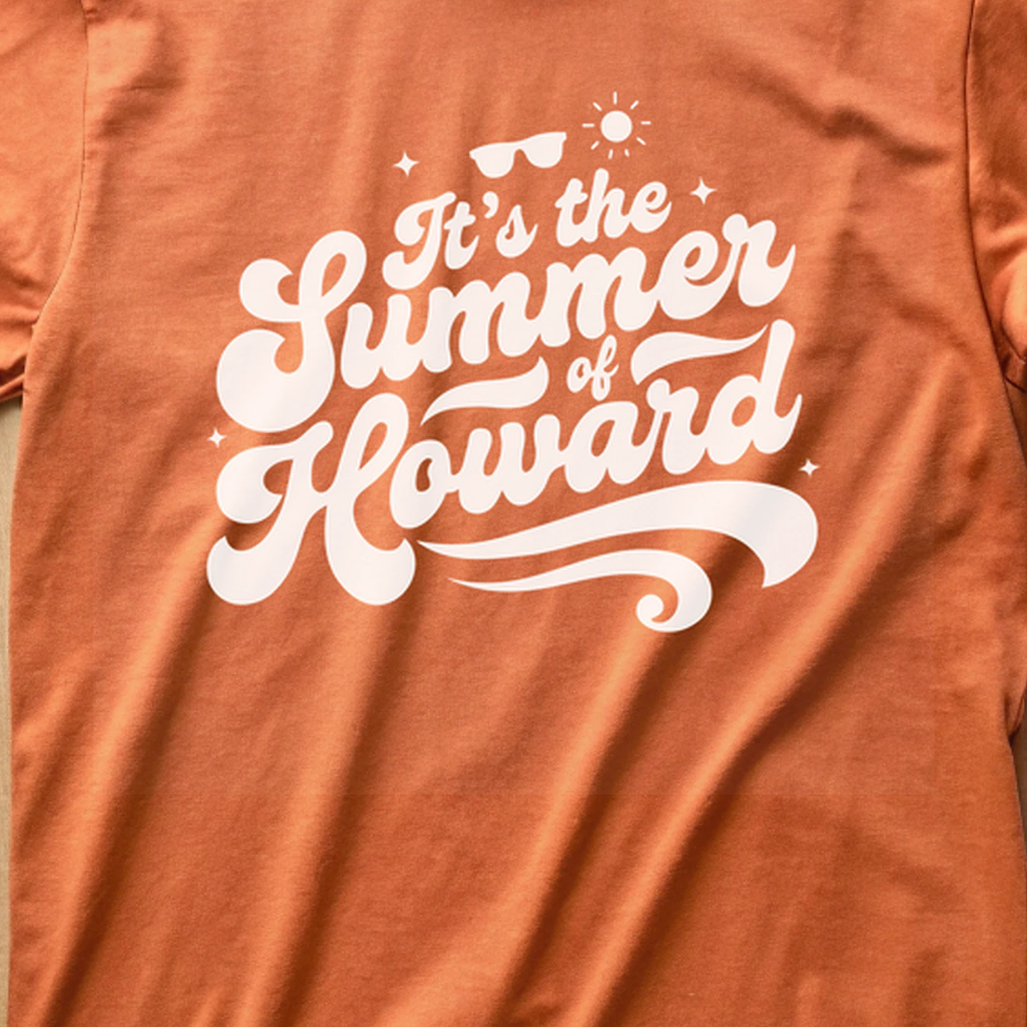 Oysterwood Create A New Shirt Design Burnt Orange Layflat Detail