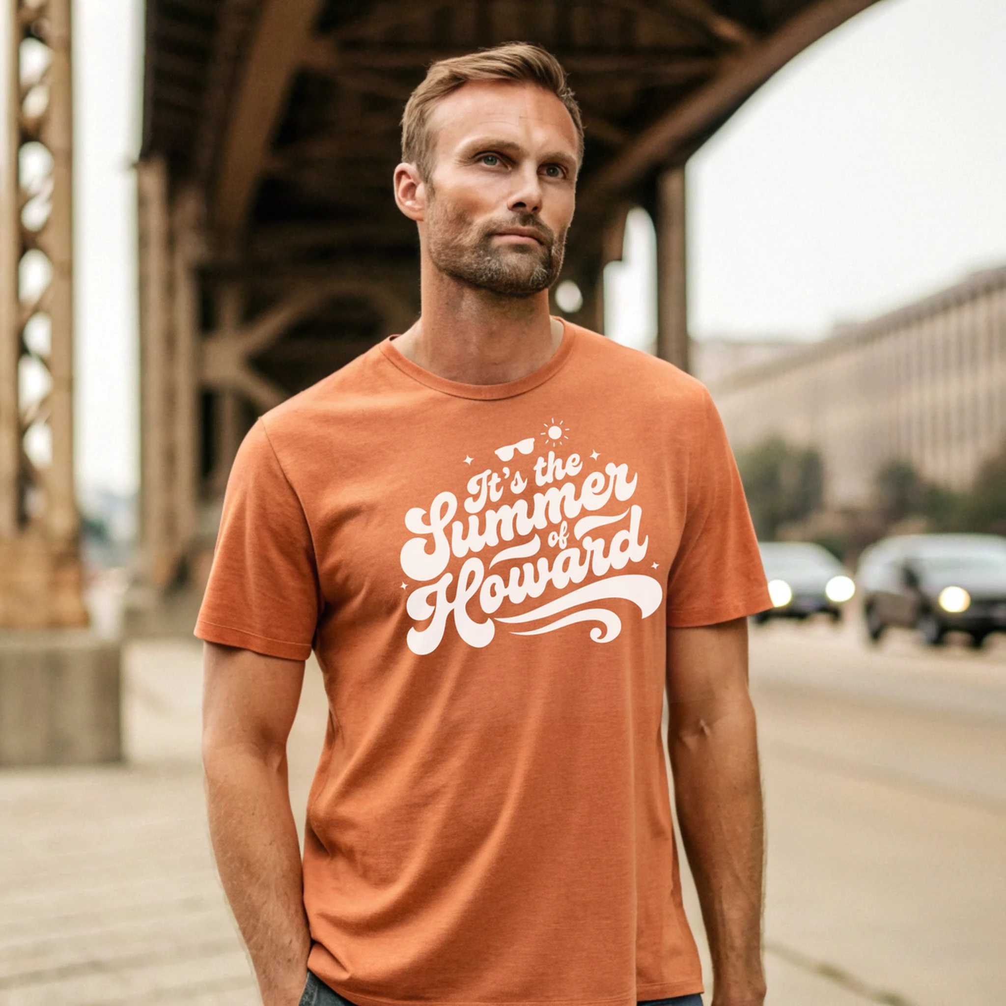 Oysterwood Create A New Shirt Design Burnt Orange Model